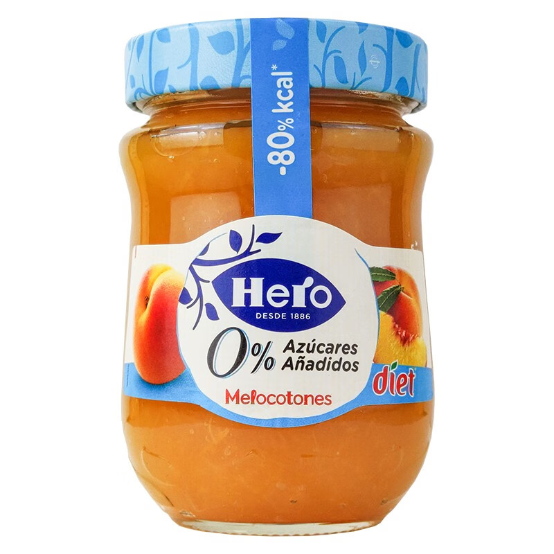 英雄hero 西班牙进口水果果酱低脂含果肉 冰淇淋酸奶面包甜点烘焙伴侣