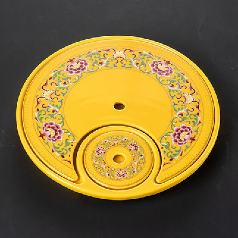 干泡小日式陶瓷功夫茶托盘储排水双用茶海小茶几茶台 双用茶盘款式一