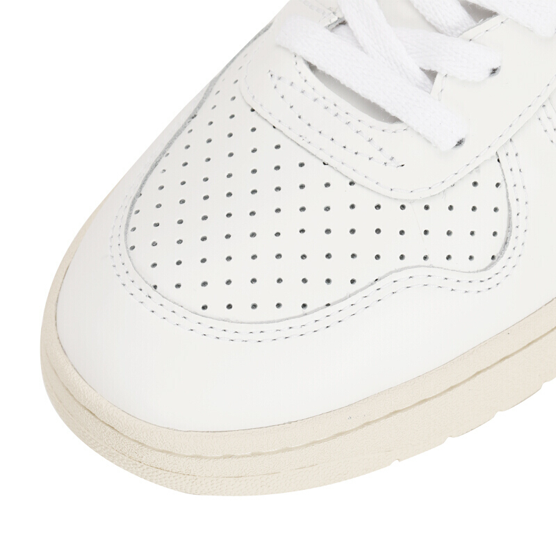 VEJA 【明星同款】VEJA  男鞋 蓝标红尾板鞋 情侣男女同款网面拼接平底小白鞋 V-10 VX021267-N 白色 44