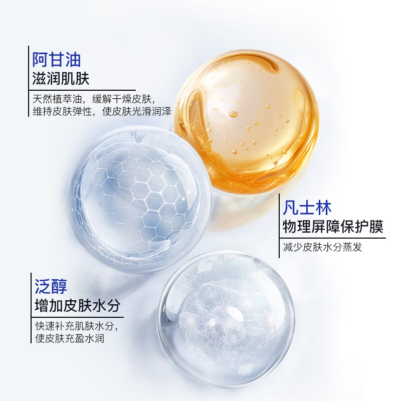 萨尼奇凡士林防皴护手霜80g 女士护手霜男士手干燥粗糙防裂女士礼物 凡士林防皴护手霜80g1支