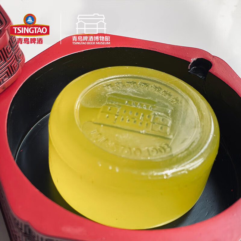 青岛啤酒博物馆漆盒酵母精油洁面皂100g*1个 保湿滋润 青岛啤酒官方文创