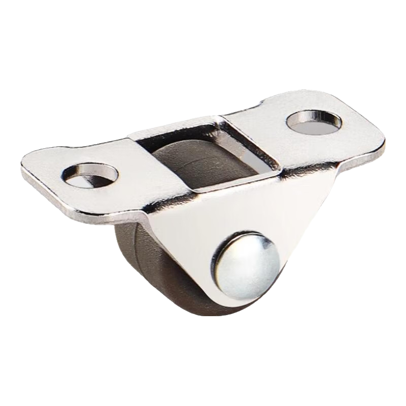雅利逹0.5英寸靜音萬(wàn)向輪子家具滑輪滾輪橡膠定向輪2/3帶剎車腳輪滑輪 0.5英寸橙色兩孔定向輪 4個(gè)