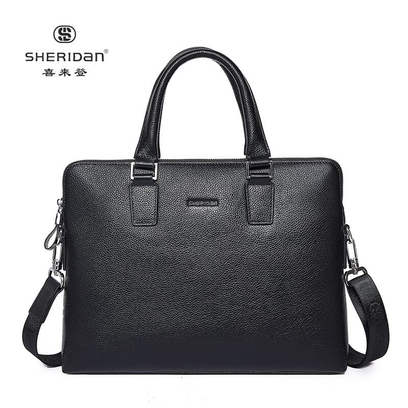sheridan喜来登  新款商务男士手提包 nl190836s 黑色