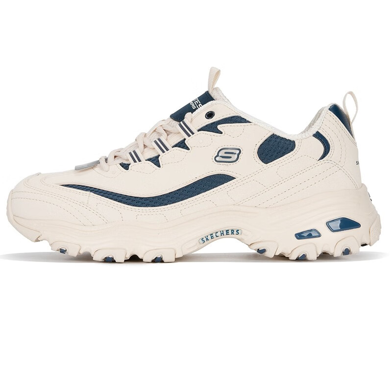 斯凯奇（Skechers）男鞋秋季2025新款一代熊猫鞋休闲鞋厚底增高老爹鞋防滑运动鞋男 894193-NTNV 39.