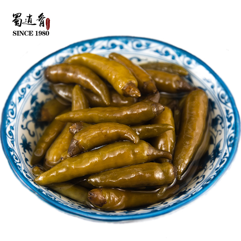 泡椒水泡青辣椒酸辣椒海椒 泡青小米辣400g单袋装【每拍5袋送一袋】