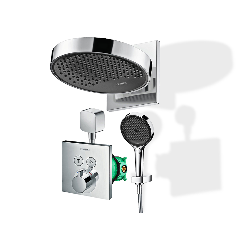 ��˹���ţ�Hansgrohe�����갵װ����������ԡ��װ�¹�Ʒ�ʾ���rainfinity250��ǽʽ���� 250��ɫ����(�ŵ�ͬ��)--����װ��Ԥ�ۡ�