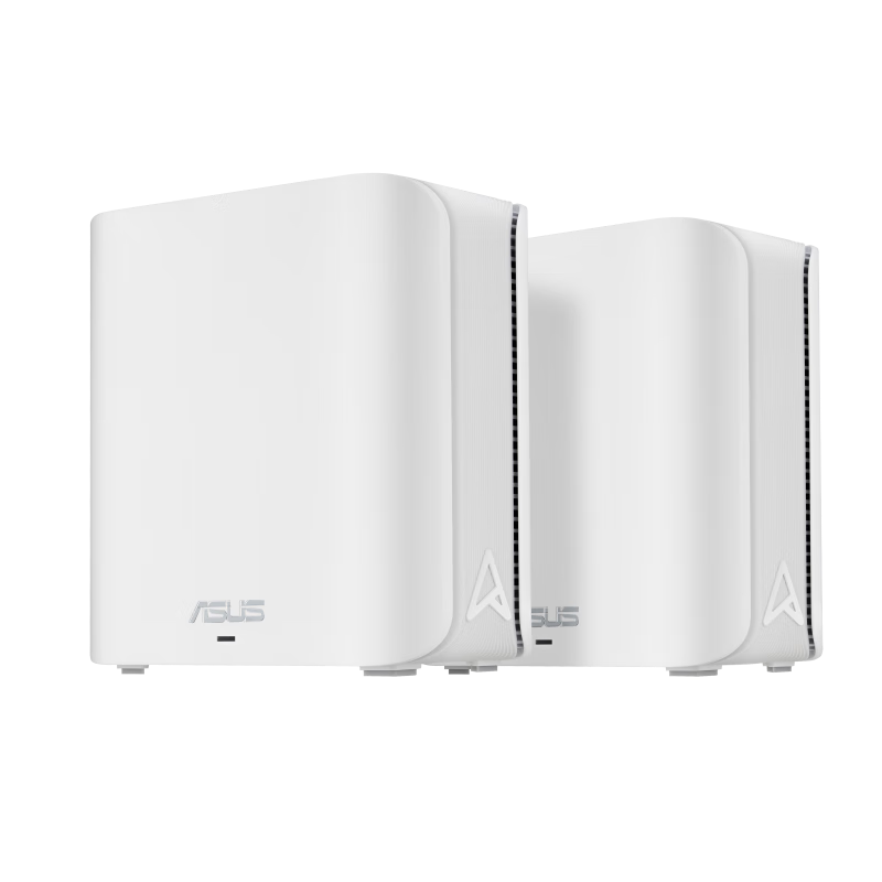 PLUS会员：（ASUS）华硕 灵耀魔方WiFi7路由器 双只套装家用无线千兆全屋WiFi7覆盖分布式子母路由 Ai随心组