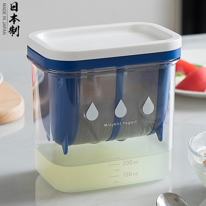 家の物语（KATEI STORY）日本进口酸奶过滤器家用乳清分离器厨房自制奶酪水分沥干希腊酸奶 1100ml