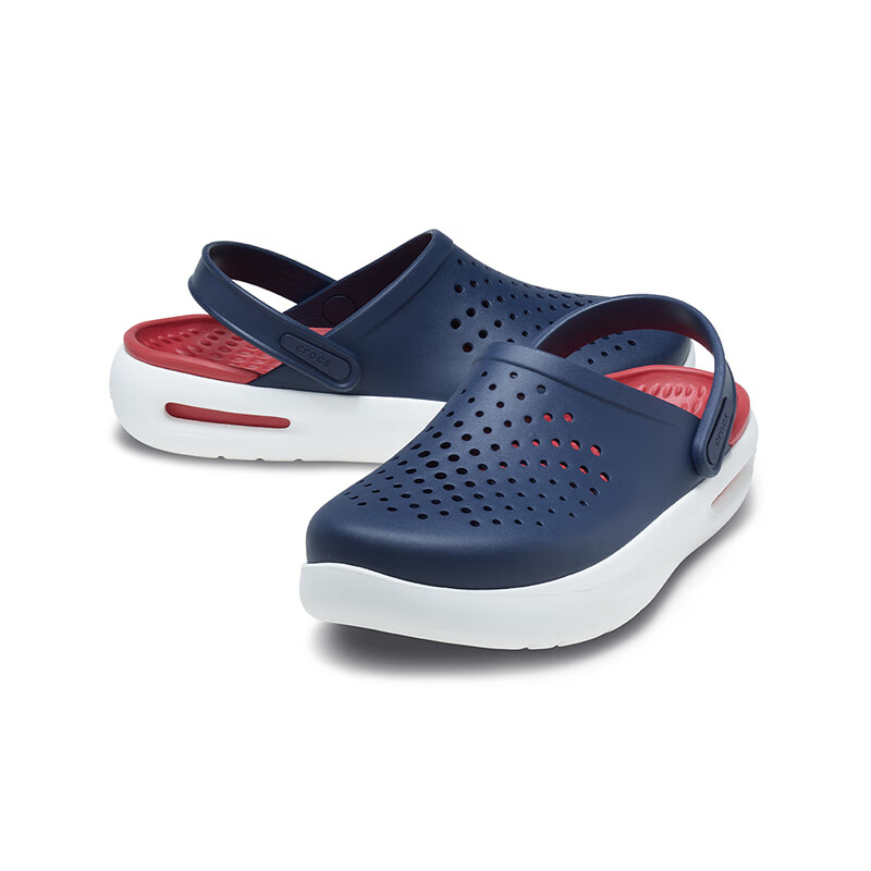 卡骆驰(CROCS)舒乐洞洞鞋沙滩鞋男鞋包头女鞋拖鞋|209964 深蓝色-410 41 /42(260mm)