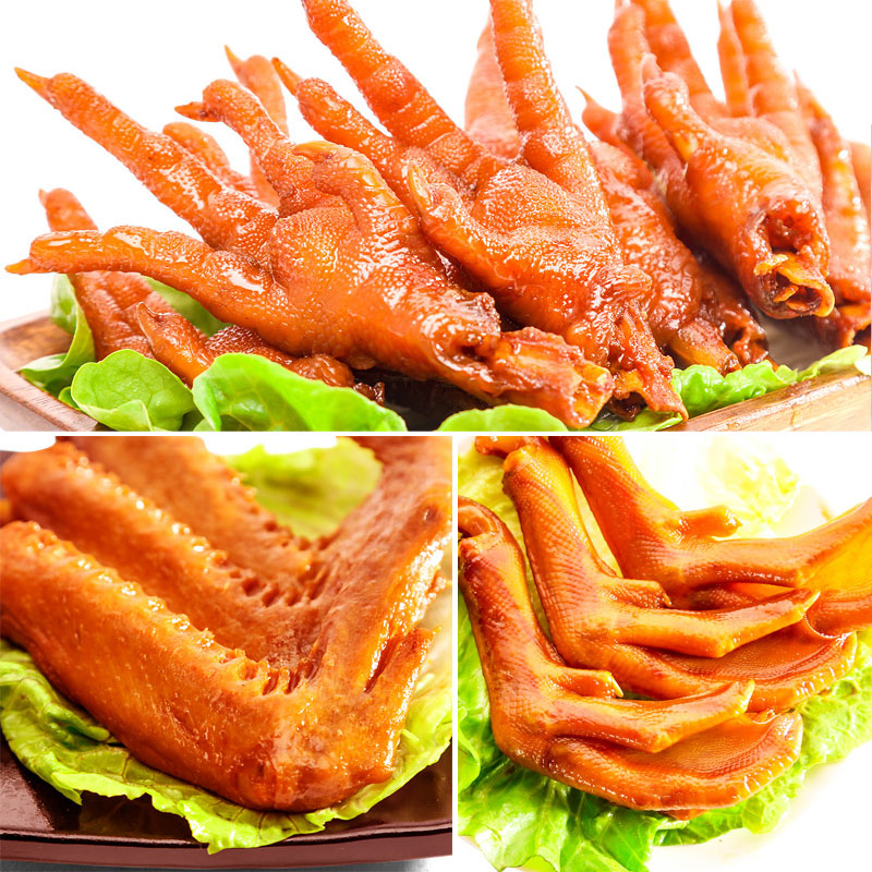 刻凡(comefun) 鸡爪礼盒 福建泉州特产贻庆真空鸡爪鸭爪鸭翅 年货