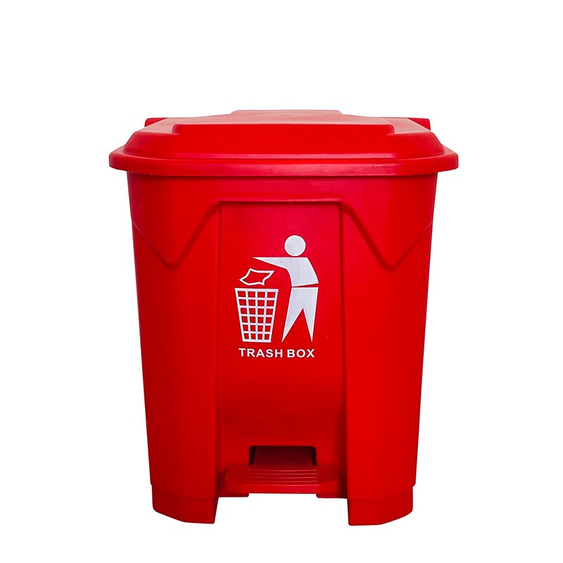 诗欧莱分类垃圾桶带盖单桶脚踏家用干湿分离客厅厨房塑料垃圾卫生桶