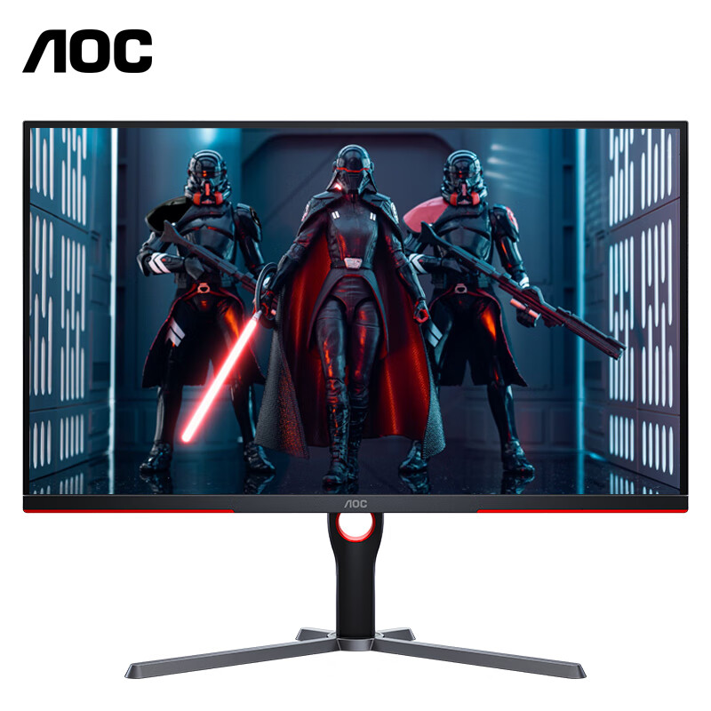 AOC 31.5英寸 2K高清 165Hz IPS广色域 HDR10 快速液晶1ms 微边框 低蓝光 旋转升降 游戏电竞显示器 Q32G3S