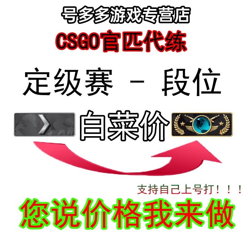 csgo代练5e上分定级赛陪练玩官匹段位升等级代刷打激流大行动世界b5