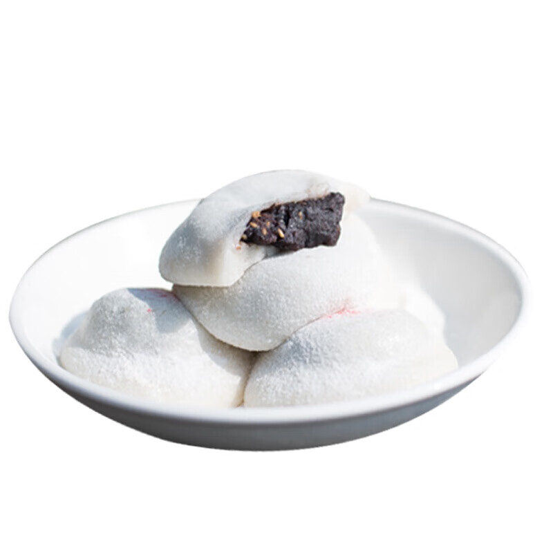 虎钢馋嵊州特产糯米果豆沙夹心传统手工糕点小吃点心糯米团子糍粑10个