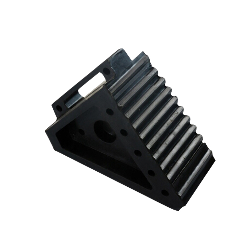 立采 橡胶止退器车轮止滑器长17.5cm宽10cm高15cm重2kg 1个价