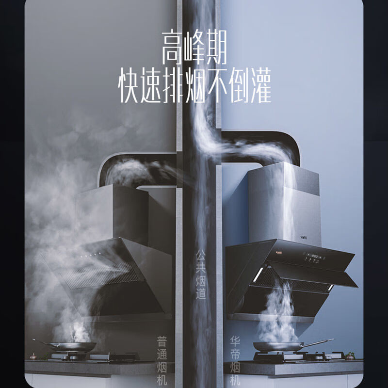 华帝（VATTI）抽油烟机灶具套装 侧吸式21立方大吸力 挥手感应家用厨房吸油烟机燃气灶套餐 i11163 烟灶套装丨搭配4.8KW猛火灶88B(液化气)