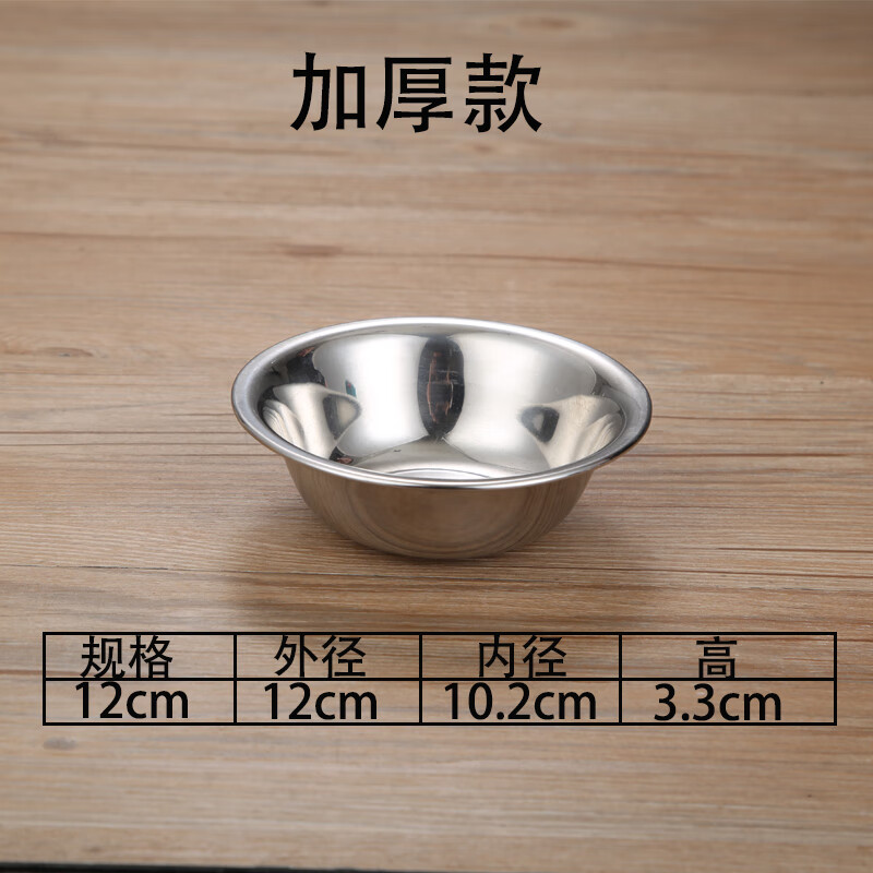 萌依儿马兜碗 5个不锈钢马斗码斗码碗码兜小盆配菜碗加厚厨房用商用的