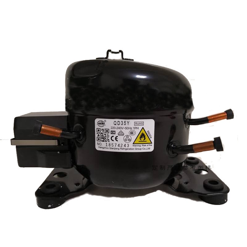 万胜r600a冰箱冰柜压缩机制冷配件qd35y43y52y65y75y85y91y.
