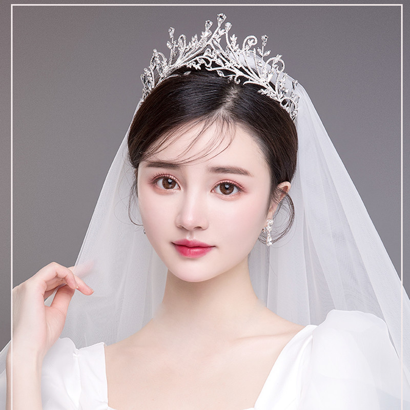 【nice】大气新娘皇冠头饰结婚韩式18岁生日成人礼王冠公主礼服婚纱