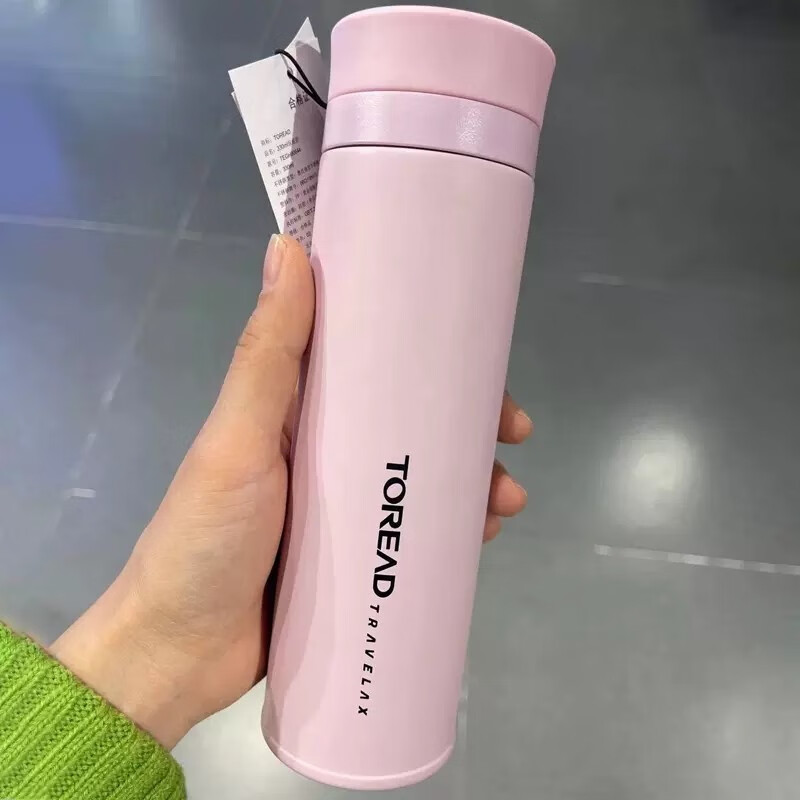 探路者(toread)保温杯水杯保温保冷不锈钢真空杯子 tegh90844 城市粉