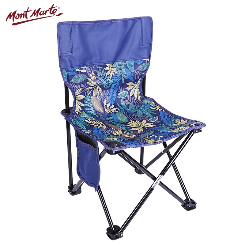 蒙玛特(Mont Marte)美术折叠椅 画凳便携式美术生户外露营小马扎钓鱼靠背板凳轻便写生椅子P-NX-038