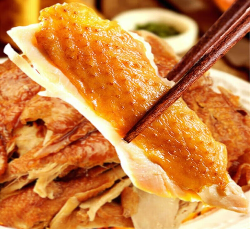 每果时光五香熏鸡600克 陕西西安咸阳特产全鸡烤鸡卤味美味