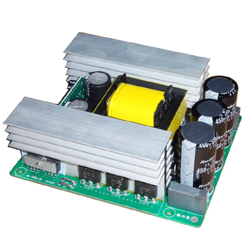 12v1200w前级ee55磁芯高频变压器 逆变升压模块板 红色