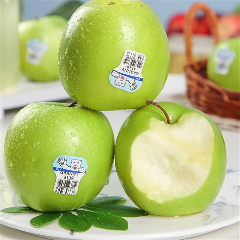 青尊园美国进口青蛇果新鲜绿苹果孕妇水果应季酸甜脆爽青蛇果 1斤