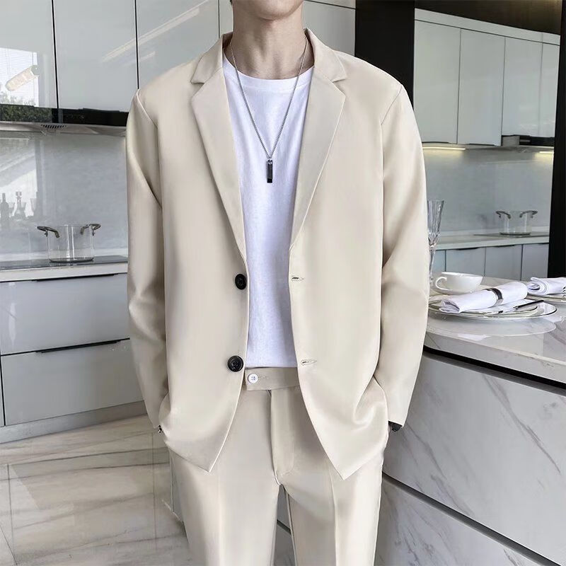 新款小西装西服外套男小西装套装男士春秋季轻熟风男装潮流痞帅韩版