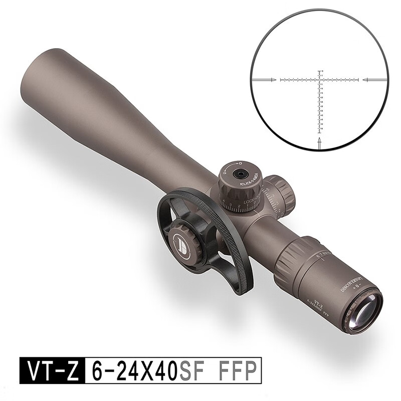 缪汉彬（MIAOHANBIN）VT-Z 3-12X40SF短前置十字高清抗震发现者5-30X56HD4-24X50瞄击镜 VT-Z 6-24X40（分化2） 20MM夹具