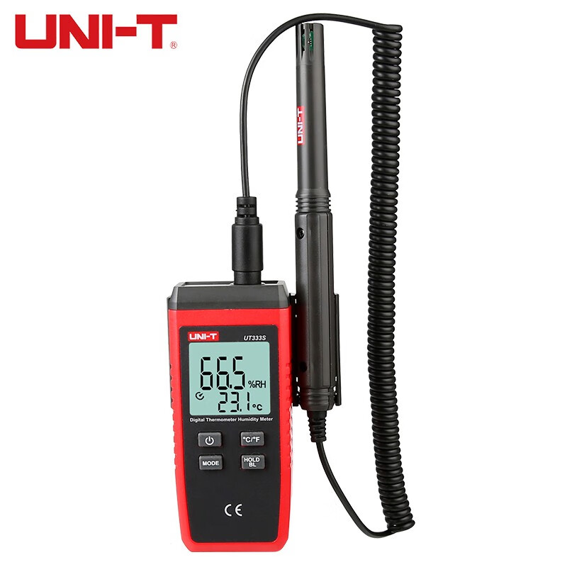 优利德（UNI-T）分体式温湿度计数字电子温湿度表记录仪工业居家电子湿度计温度计 UT333S