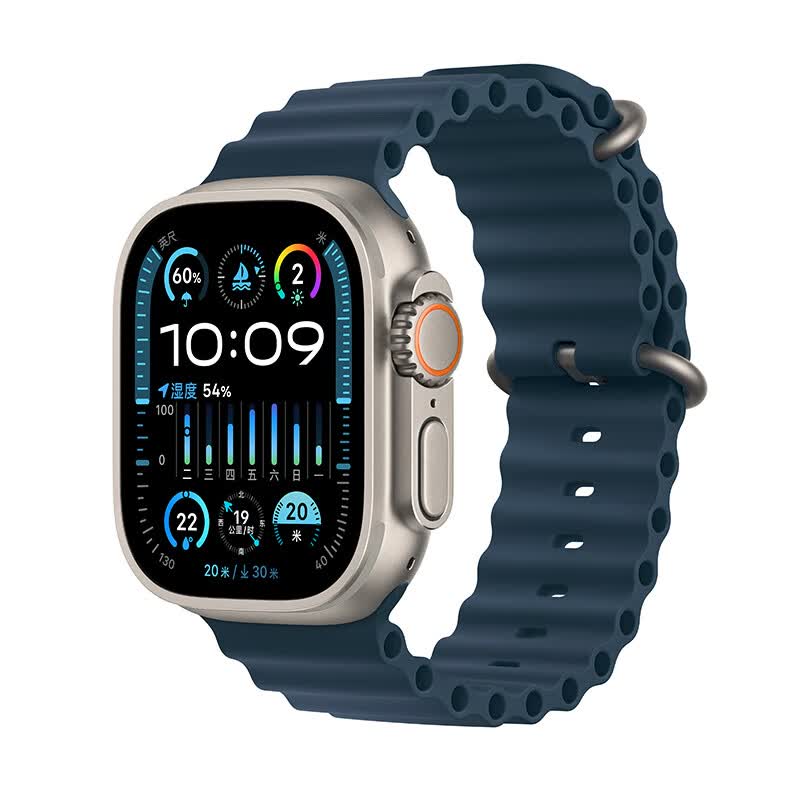 Apple Watch Ultra2 智能手表蜂窝款49毫米钛金属表壳蓝色海洋表带 eSIM MRF73CH/A【快充套装】使用感如何?