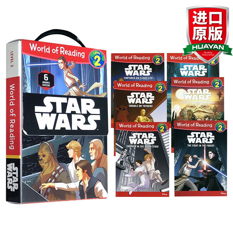 World of Reading Star Wars Boxed Set 英文原版 星球大战科幻 6册盒装儿童故事图画书 英文版