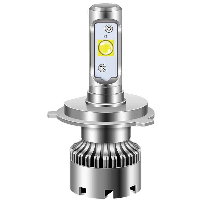 塔克尔适用于豪爵dl250摩托车led大灯泡改装三爪h4远近一体带透镜超亮