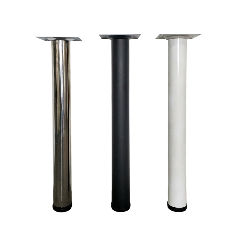 哩嗹啰嗹可调节桌腿吧台脚支撑柱吧台柱办公电脑桌脚支架桌子腿铁艺