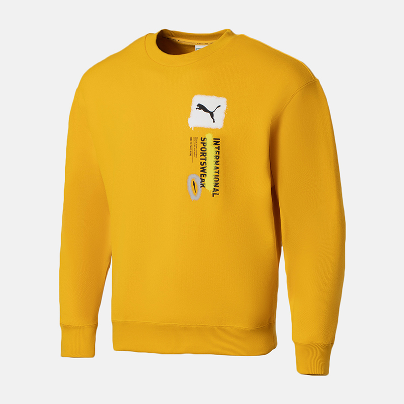 彪马(puma)男装运动服休闲圆领卫衣536303 尺码偏大,建议小一码购买