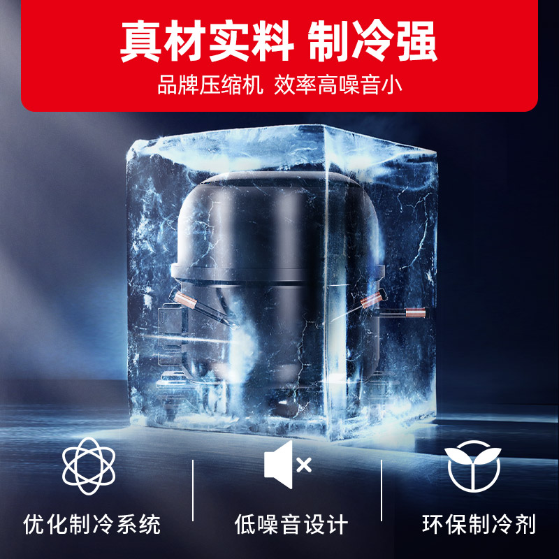 星星（XINGX）288升冷藏展示柜 立式商用冰箱保鲜饮料冷柜 超市冰柜冷饮陈列柜LSC-288G