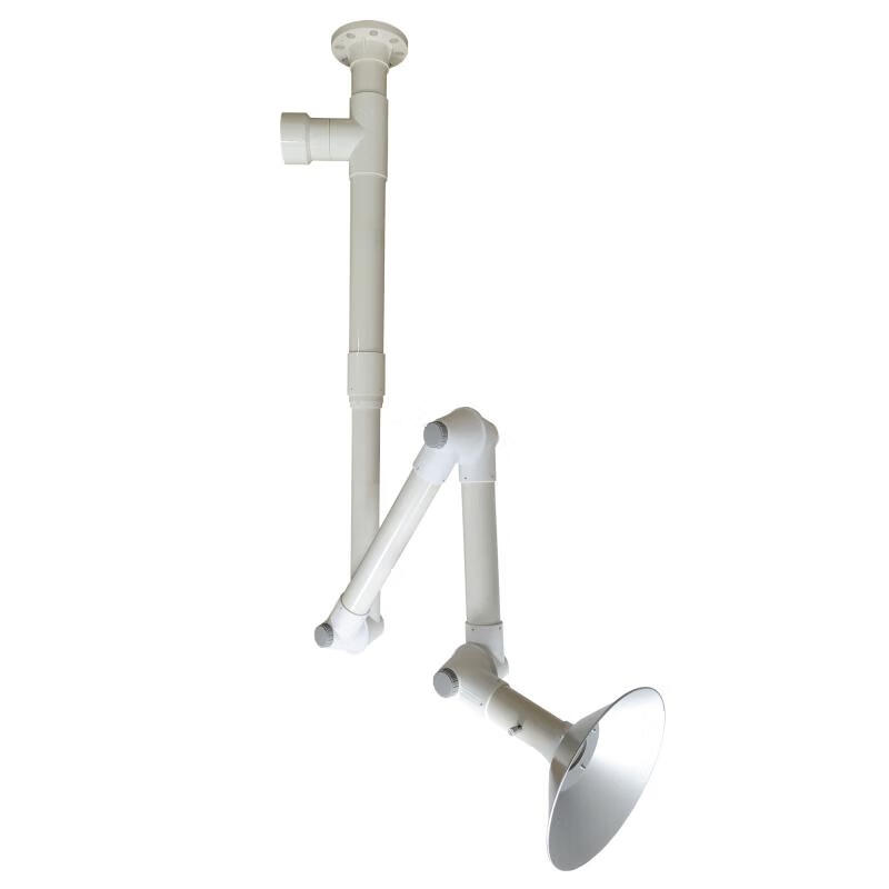 艾灸排烟系统万向吸风罩实验室万向抽气罩化验室通风集气罩养生馆