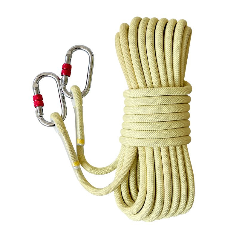 莱普特凯夫拉安全绳芳纶阻燃耐磨速降绳静力绳防火阻燃绳索索降