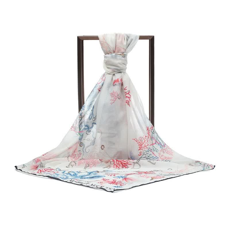 亚历山大麦昆(alexander mcqueen)alexandermcqueen麦昆女士印花丝巾