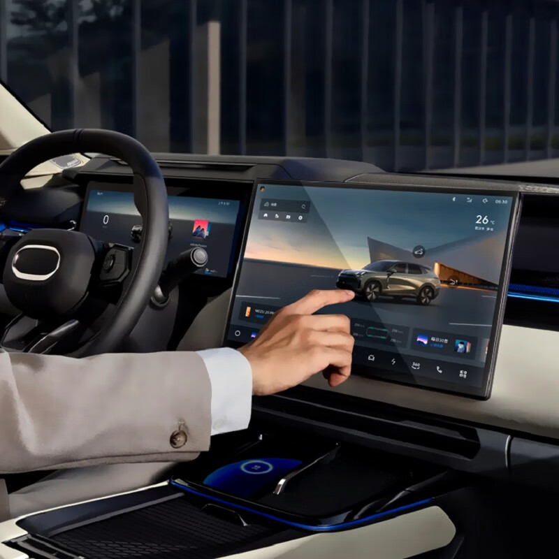 领克08内饰屏幕保护膜 中控车机屏仪表盘副驾屏钢化膜 领克08EM-P通用 车机屏保护膜