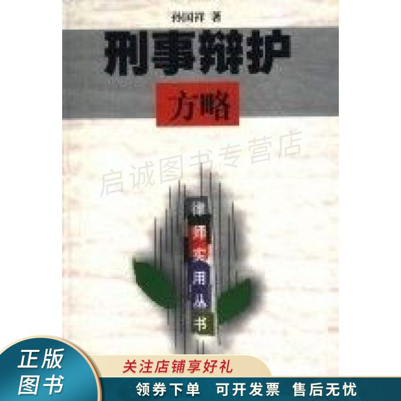 刑事辩护方略 孙国祥