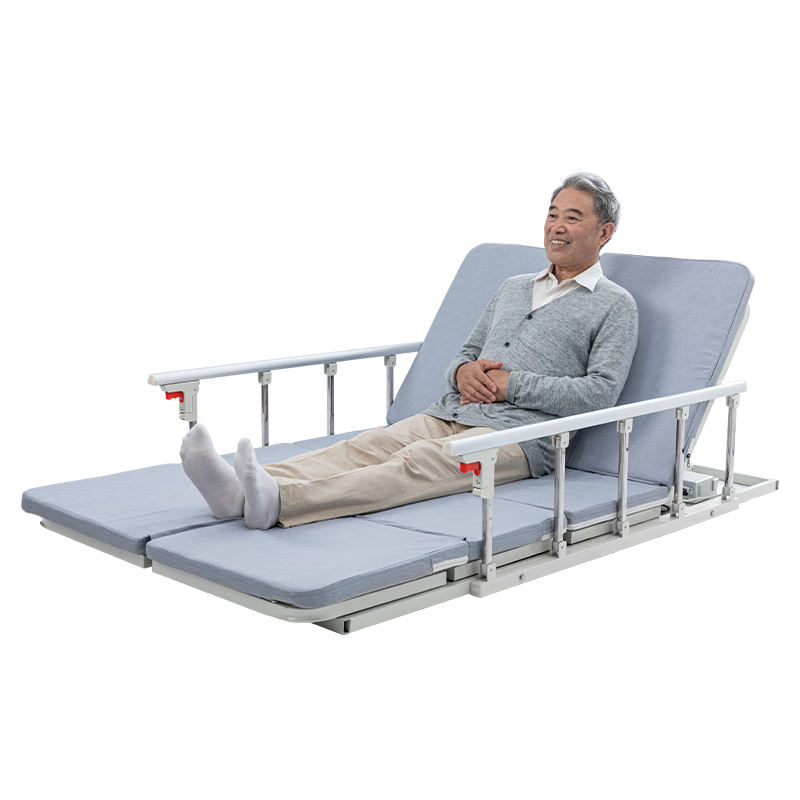 福珍護(hù)理床電動(dòng)護(hù)理床墊電動(dòng)床老人用家用病人臥床升降床起床器起背器 16全翻身-電動(dòng)起背抬腿-硬質(zhì)棉