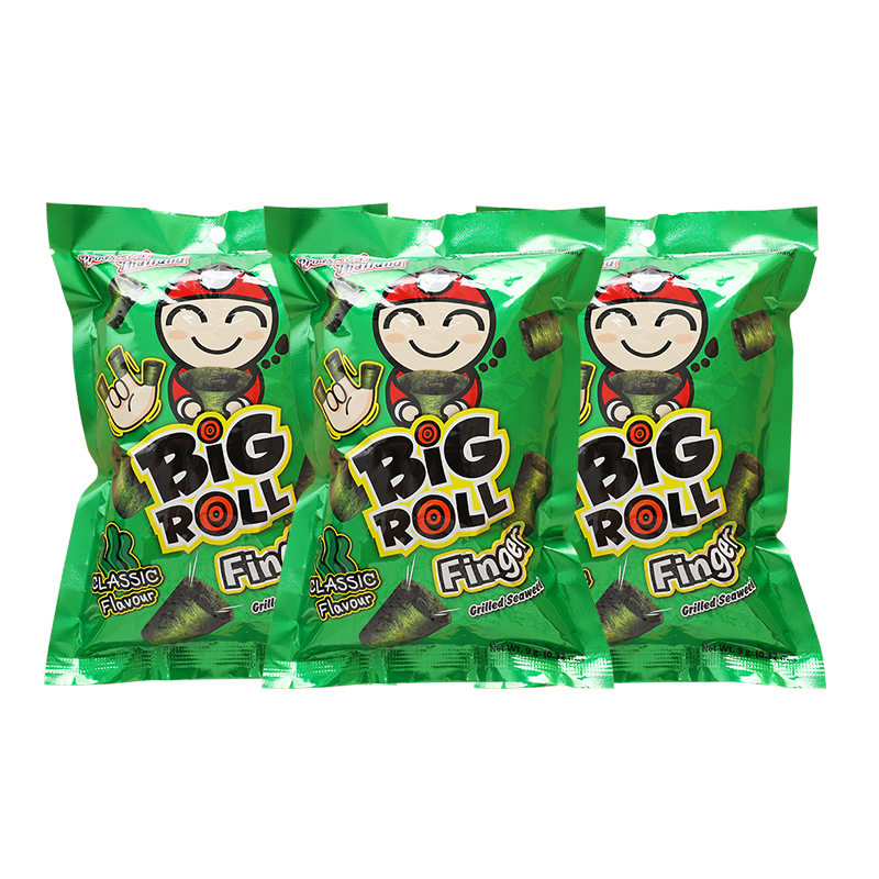 7top20 热销指数 50老板仔kkv泰国进口零食紫菜海苔卷原味经典儿童