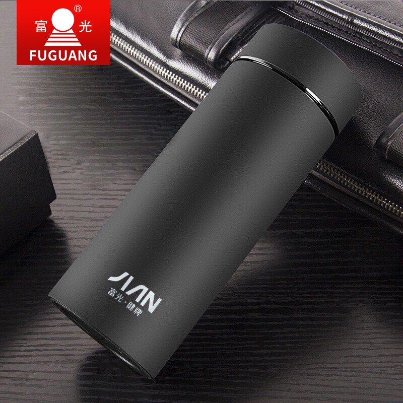 富光 保温杯男女士商务办公杯304不锈钢泡茶杯带滤网车载商务保温杯