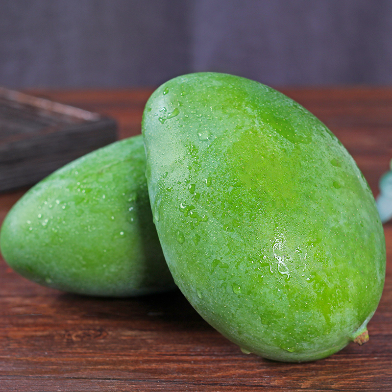 四川攀枝花凯特芒果 新鲜水果 当季特级大青芒果 大青芒 10斤