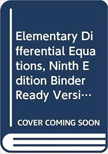 预订 elementary differential equations