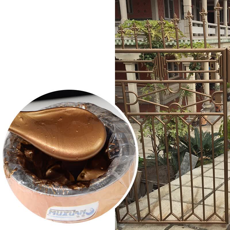 古铜漆青铜漆红铜漆黄铜漆古铜色漆防锈仿古油漆做旧复古金属漆 水性