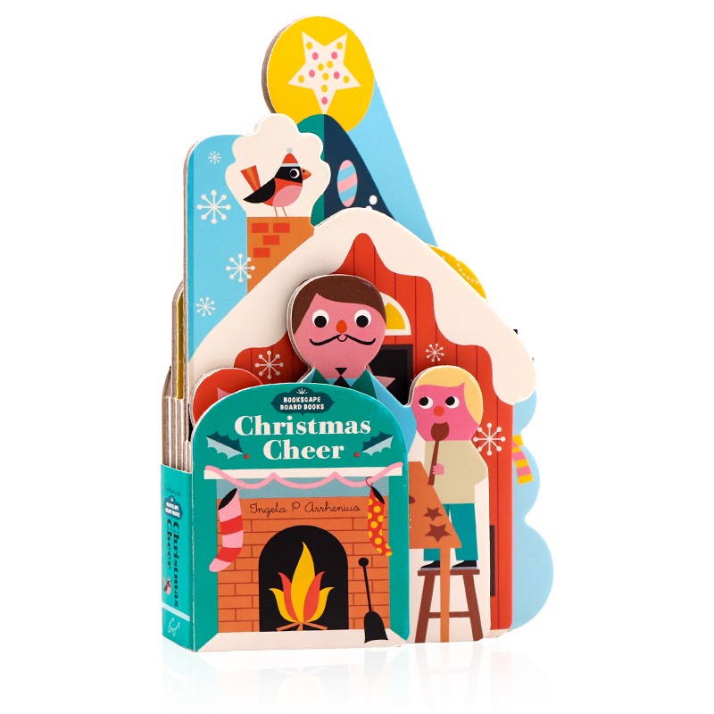 圣诞节主题异形书 英文原版绘本 bookscape board books: christmas c