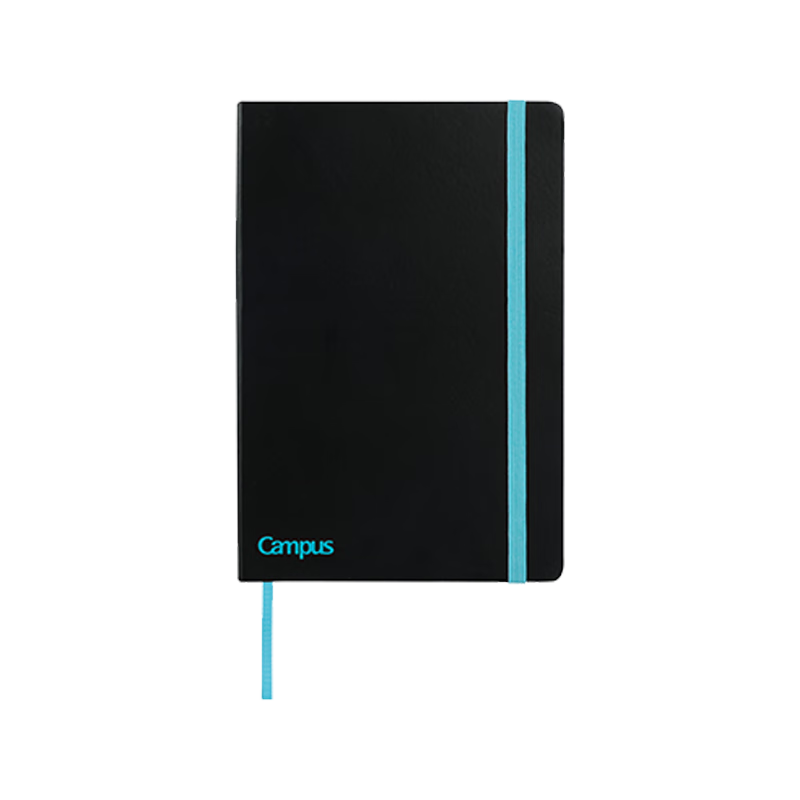 国誉(KOKUYO)Campus无线装订硬面本记事本笔记本本子 100页/8mm横线/蓝色 1本 WCN-CHN3171-4